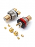 Аппаратный разъем AECO ARJ 4045 G, RCA Jack, покрытие золото, 2 шт.