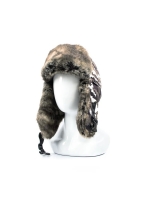 Шапка-ушанка СЛЕДОПЫТ HUNTER, мембрана, шиншилла, цв. ч/б пиксель, р-р XL, PF-CAP40