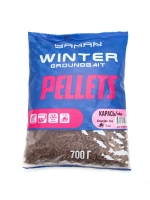 Прикормка Yaman Winter Pellets Crucian ice зимняя (карась лед), 700 г, Y-WP-CI700