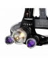 Фонарь налобный "Сибирский Следопыт -Fisher", 1LED WARM + 2 LED UV, аккум.2x2200mAh, PF-PFL-HL54