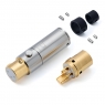 Коннектор AECO АX3-1623G - XLR трёхконтактный балансный разъём (мама) с фиксатором, покрытие золото, комплект 1 шт.