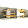Коннектор AECO AMI 1060S - XLR разъём, покрытие серебро, комплект 2 шт.