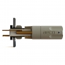 Аппаратный разъем AECO ARJ 4045 R, RCA Jack, покрытие родий, 2 шт.