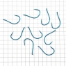 Крючок OWNER Pint Hook blue №2 9шт, 53117-02