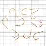 Крючок OWNER PIN HOOK Gold №8 9шт, 53135-08