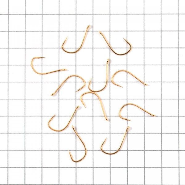 Крючок OWNER  Pin Hook gold №12  11 шт, 53135-12