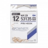 Крючок OWNER  Pin Hook gold №12  11 шт, 53135-12