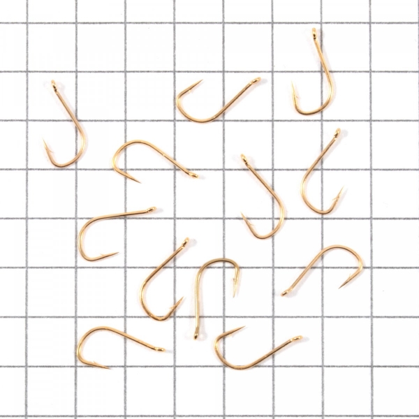 Крючок OWNER  Pin Hook gold №14 12шт, 53135-14