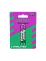 Аккумулятор Perfeo Li-Ion 18650 2200mAh без защиты 3.7V BL1, PF 18650Li-Ion2200/1BL
