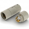 Четырёхконтактный балансный разъём XLR AECO AX4-1611G, коннектор(папа), покрытие золото, 1 шт.
