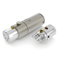 Четырёхконтактный балансный разъём XLR AECO AX4-1623S, коннектор(мама), покрытие серебро, 1 шт.