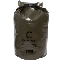 Гермомешок СЛЕДОПЫТ Dry Bag 120 л, ПВХ, хаки PF-DBS-120Н