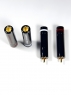 Разъёмы RCA 4 шт Harmonic Technology HTR-1001 GD золото OCC медь коннекторы для аудио кабеля