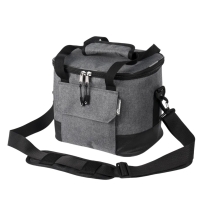 Сумка изотермическая СЛЕДОПЫТ – Gray Line Pro, 13 л, серый меланж, PF-BI-GLP17