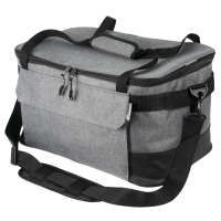 Сумка изотермическая СЛЕДОПЫТ – Gray Line Pro, 34 л, серый меланж, PF-BI-GLP19