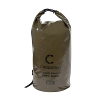 Гермомешок СЛЕДОПЫТ - Dry Bag, с лямками, 80 л, ПВХ, хаки PF-DB-80Н
