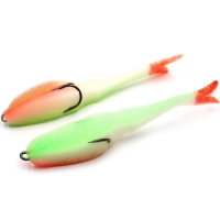Поролоновая рыбка YAMAN Devious Minnow на двойнике, р. 135 мм, цвет 23 UV (5 шт.) Y-DM135-23