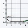 Стальной поводок с живцовым крючком Namazu leader 1x7 nylon coated green, d-0,48 мм, l-50 см 4715 d арт. N-LS48-50DR2/0L