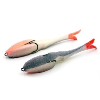 Поролоновая рыбка YAMAN Devious Minnow на двойнике, р. 135 мм, цвет 18 UV (5 шт.) Y-DM135-18