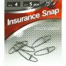 Карабин для рыбалки Namazu INSURANCE SNAP, цвет bn, р. 4, test-27 кг, 5 шт. арт. N-FT-IS4