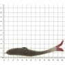 Поролоновая рыбка YAMAN Devious Minnow на двойнике, р. 135 мм, цвет 14 (5 шт.) Y-DM135-14