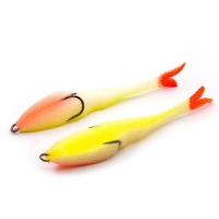 Поролоновая рыбка YAMAN Devious Minnow на двойнике, р. 135 мм, цвет 16 UV (5 шт.) Y-DM135-16
