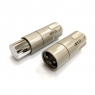 Коннектор AECO АМI 1060R - XLR разъём, покрытие родий, комплект 2 шт.