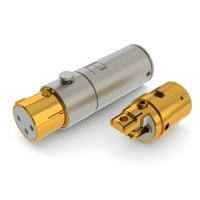 Коннектор AECO АX3-1623G - XLR трёхконтактный балансный разъём (мама) с фиксатором, покрытие золото, комплект 1 шт.