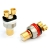 Аппаратный разъем AECO ARJ 4045 G, RCA Jack, покрытие золото, 2 шт.