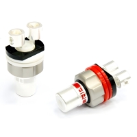 Аппаратный разъем AECO ARJ 4045S, RCA Jack, покрытие серебро, 2 шт.