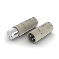 Коннектор AECO AMI 1060S - XLR разъём, покрытие серебро, комплект 2 шт.