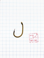 Крючок KOI "CARP SPECIALIST ", размер 2 (INT), цвет OL, карповый (10 шт.), KH4271-2OL