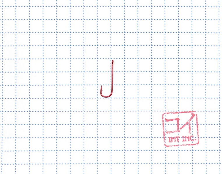 Крючок KOI "ROUND BEND", размер 10 (INT), цвет RED (10 шт.), KH4431-10RED