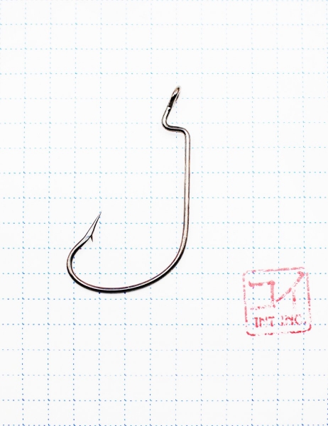 Крючок KOI "OFFSET WORM ", размер 3/0 (INT), цвет BN, офсетный (10 шт.), KH6201-3/0BN