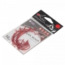 Крючок KOI "SUPER LOCK WORM ", размер 4/0 (INT), цвет RED, офсетный (10 шт.), KH6531-4/0RED