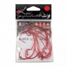 Крючок KOI "SUPER LOCK WORM ", размер 5/0 (INT), цвет RED, офсетный (10 шт.), KH6531-5/0RED