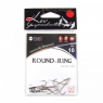 Крючок KOI "ROUND-RING", размер 10 (INT), цвет N (10 шт.), KH7481-10N