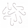 Крючок KOI "SINGLE SPOON HOOK 2", размер 4 (INT), цвет BN (10 шт.), KH8391-4BN