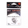 Крючок KOI "SINGLE SPOON HOOK 2", размер 6 (INT), цвет BN (10 шт.), KH8391-6BN