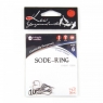 Крючок KOI "SODE-RING", размер 6 (INT)/10 (AS), цвет BN (10 шт.), KH841-10BN