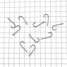Крючок KOI "SINGLE SPOON LONG", размер 12 (INT), цвет BN (10 шт.), KH8411-12BN