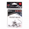 Крючок KOI "TROUT HOOK", размер 4 (INT), цвет BN (10 шт.), KH8501-4BN