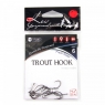 Крючок KOI "TROUT HOOK", размер 6 (INT), цвет BN (10 шт.), KH8501-6BN