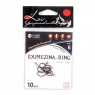 Крючок KOI "IDUMEZINA-RING", размер 6 (INT)/10 (AS), цвет BN (10 шт.), KH851-10BN