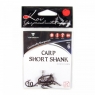 Крючок KOI "CARP SHORT SHANK ", размер 6 (INT), цвет BN, карповый (10 шт.), KH9161-6BN