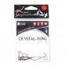 Крючок KOI "CRYSTAL RING", размер 6 (INT), цвет BN (10 шт.), KH9171-6BN