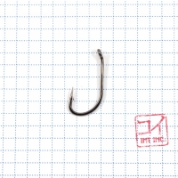 Крючок KOI "LONG CARP HOOK", размер 2 (INT), цвет BN (10 шт.), KH9511-2BN