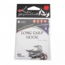 Крючок KOI "LONG CARP HOOK", размер 4 (INT), цвет BN (10 шт.), KH9511-4BN