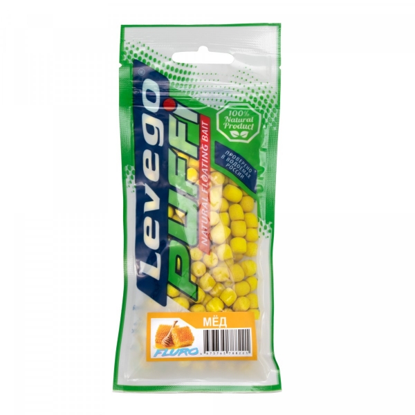 Насадка плавающая, воздушное тесто LEVEGO Мёд, 15 г, цв. желтый, MB-GB-161