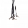 Поводок стальной NAMAZU Leader 1х7 Nylon Coated Black, d-0,24 мм, L-30 см, test- 7 кг (уп. 5 шт.), N-17LSB24-30L
